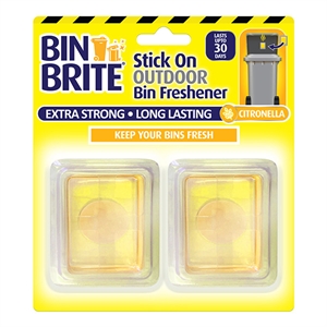 Bin Brite Stick On Freshener Vuilnisbak verfrisser / Citronella / 2 Stuks