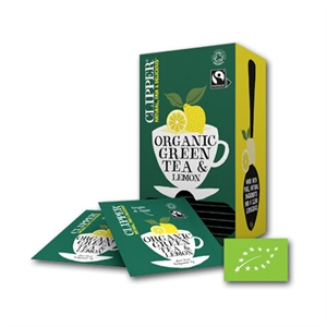 Clipper Bio Green Tea Lemon / 6 x 25 stuks