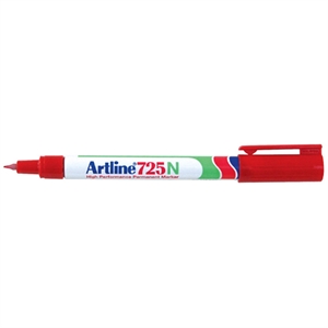 Artline 725 permanent marker / rood / ronde punt / 0,4 mm