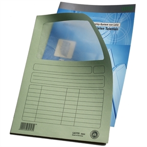 Leitz venstermap / A4 / lichtgroen / 100 stuks