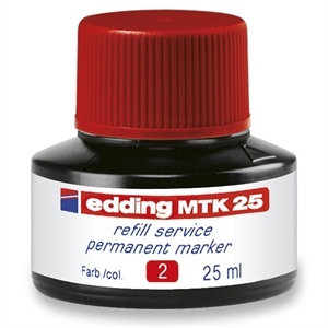 Edding MTK 25 navulling / rood / 25 ml