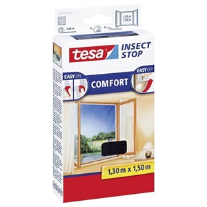 Tesa vliegenhor Insect Stop / comfort / raam / 130 x 150 cm / zwart