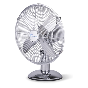 Lifetime Air ventilator / tafelmodel / chroom / 30 cm