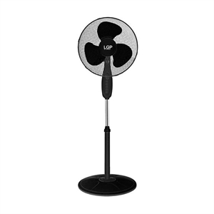 LGP Ventilator / staand / 3 standen / zwart / 120 cm