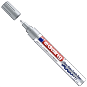 Edding 750 paint marker / zilver / ronde punt / 2-4 mm
