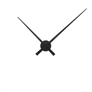 NeXtime NE-2269ZW wandklok zonder wijzerplaat / aluminium / zwart / 85 cm