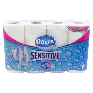 Ooops! Keukenrol / Sensitive / 2-laags / 4 rollen / 50 vel