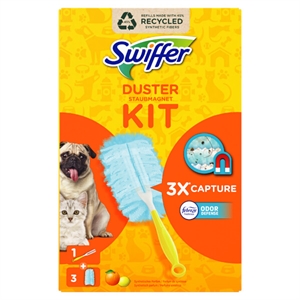 Swiffer Duster Huisdier Kit / Ambi Pur / 1 handvat / 3 navullingen