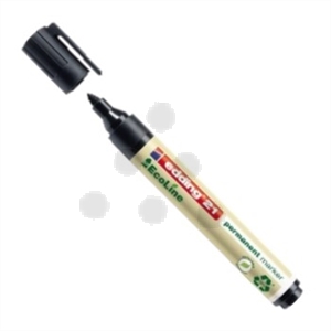 Edding EcoLine 21 permanent marker / zwart / ronde punt / 1,5 - 3 mm