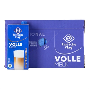 Friesche Vlag volle melk / 1 liter / 12 stuks