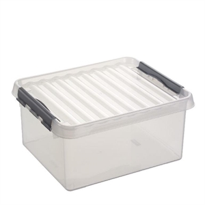 Sunware Q-line opbergdoos / transparant / 25 liter