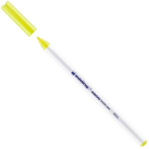 Edding 4600 textielmarker / neon geel / ronde punt / 1 mm