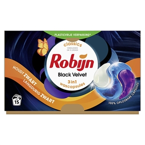 Robijn 3-in-1 Wascapsules / Black Velvet / 15 pods