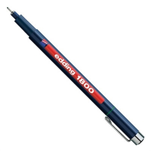 Edding 1800 profipen / fineliner / groen / 0,5 mm