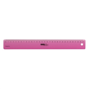 Aristo AR-23031 Geoflex liniaal / kunststof / neon roze / 30 cm