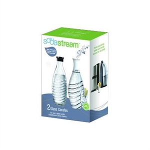 SodaStream karaffen / 0,75 liter / glas / 2 stuks