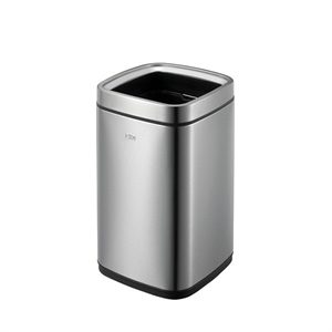 EKO Laguna afvalbak / mat RVS / 12 liter