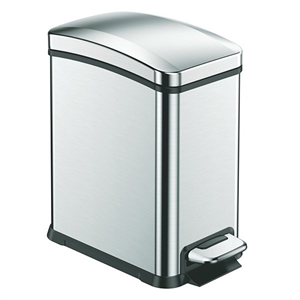 EKO Rejoice pedaalemmer / mat RVS / 8 liter