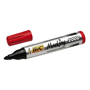 Bic 2000 Ecolutions permanent marker / rood / ronde punt / 1,7 mm