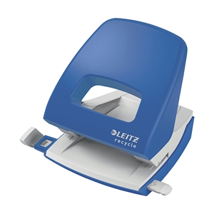 Leitz 50030035 NeXXt Recycle perforator / metaal / blauw / 2-gaats / tot 30 vel