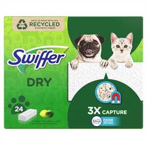 Swiffer Sweeper Huisdier vloerdoekjes navulling / 24 stuks