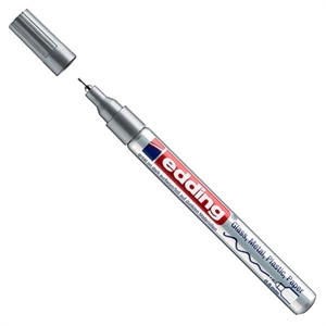 Edding 780 paint marker / zilver / ronde punt / 0,8 mm