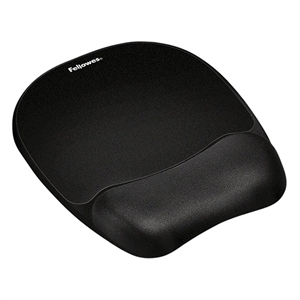 Fellowes Memoryfoam muismat / met polssteun / memory foam / zwart