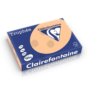 Clairefontaine papier / abrikoos / A4 / 120 gr. / 250 vel
