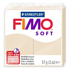 Fimo 8020-70 klei soft / sahara kleur / 57 gram