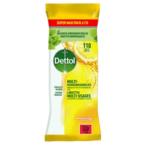 Dettol Power & Fresh Reinigingsdoekjes / Citrus / 110 stuks