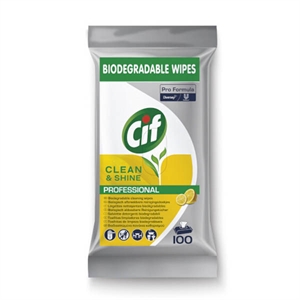 Cif Pro Formula reinigingsdoekjes / biologisch afbreekbaar / 100 stuks