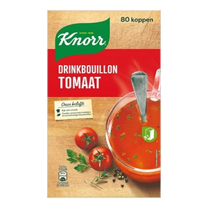 Knorr drinkbouillon Tomaat / 175 ml / 80 stuks