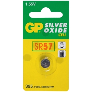 GP knoopcel batterij SR57 / GP395 / zilveroxide / 1 stuk