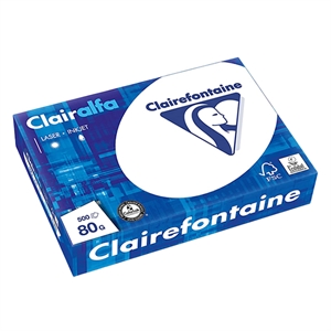 Clairefontaine Clairalfa papier / wit / 80 gr. / 500 vel