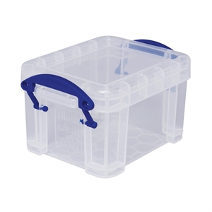 Really Useful Box opbergdoos / polypropyleen / transparant / 0,14 liter
