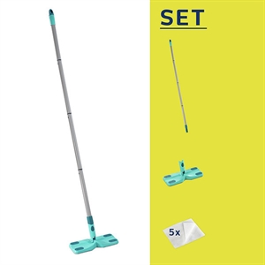 Leifheit vloerwisser set / clean & away / met 5 stofdoekjes