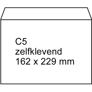 Raadhuis 401560-100 akte envelop / zelfklevend / C5 / 162x229mm / 100 stuks