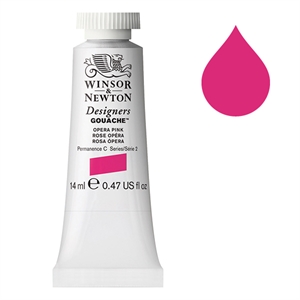 Winsor & Newton Designers gouache 440 / opera pink / 14 ml