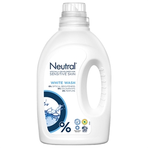 Neutral vloeibaar wasmiddel / Wit / 1 Liter / 20 wasbeurten