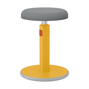 Leitz Ergo Cosy actieve zit-sta kruk / verstelbaar / geel / tot 100 kg