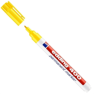 Edding 400 permanent marker / geel / ronde punt / 1 mm