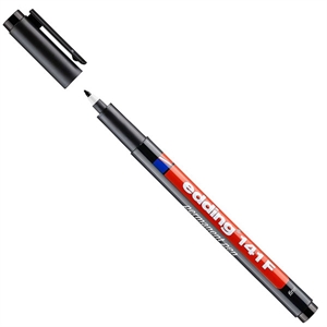 Edding 141F OHP marker / zwart / ronde punt / 0,6 mm