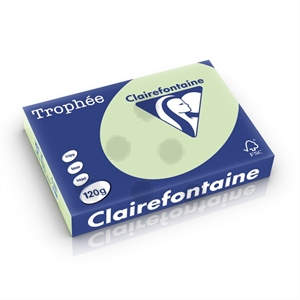 Clairefontaine papier / golfgroen / A4 / 120 gr. / 250 vel