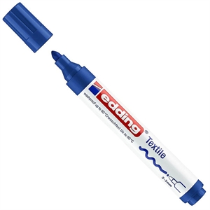 Edding 4500 textielmarker / blauw / ronde punt / 2-3 mm