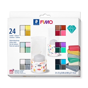 Staedtler 8013C24-1 Fimo klei | effect | 25g | 24 stuks