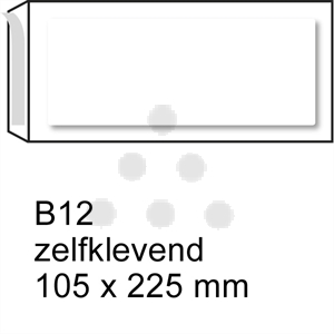 Raadhuis 306612 luchtkussen envelop / zelfklevend / B12 / 105mm x 225mm / 200 stuks