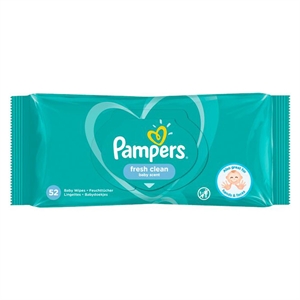 Pampers billendoekjes / Fresh Clean / 52 stuks
