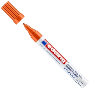 Edding 4040 deco/matlak marker / oranje / ronde punt / 1-2 mm