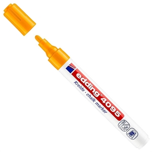 Edding 4095 krijtmarker / neonoranje / ronde punt / 2-3mm