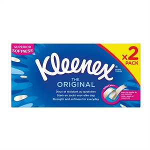 Kleenex Original box tissues / 2 x 80 vel